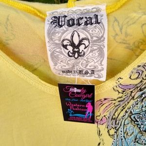 Women's Volcal short sleeve top with hoodie